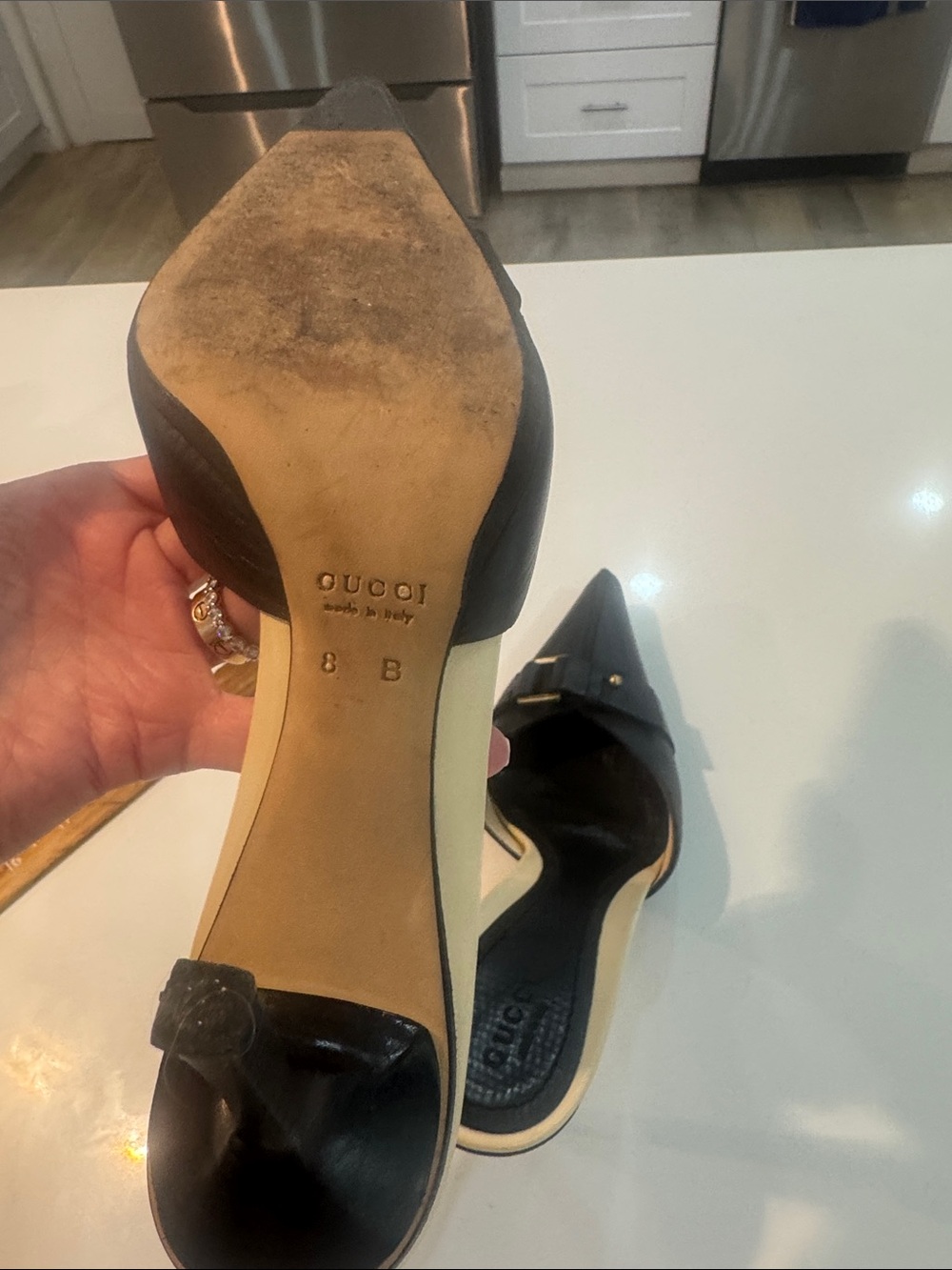 GUCCI “Tom Ford” 2004 collection, leather mule - Picture 10 of 16